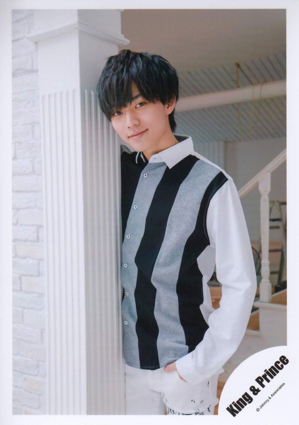 Amazon.co.jp: King & Prince 公式 生 写真 （永瀬廉 ）KP00276